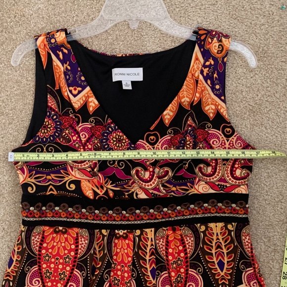 Boho Inspired Ronni Nicole Dress - Size 8 - Picture 8 of 9